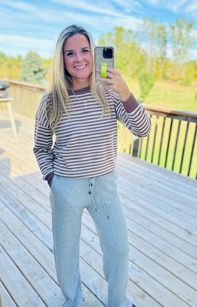 Cozy Outlook Waffle Knit Pants