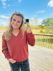 Take Control V-Neck Sweatshirt