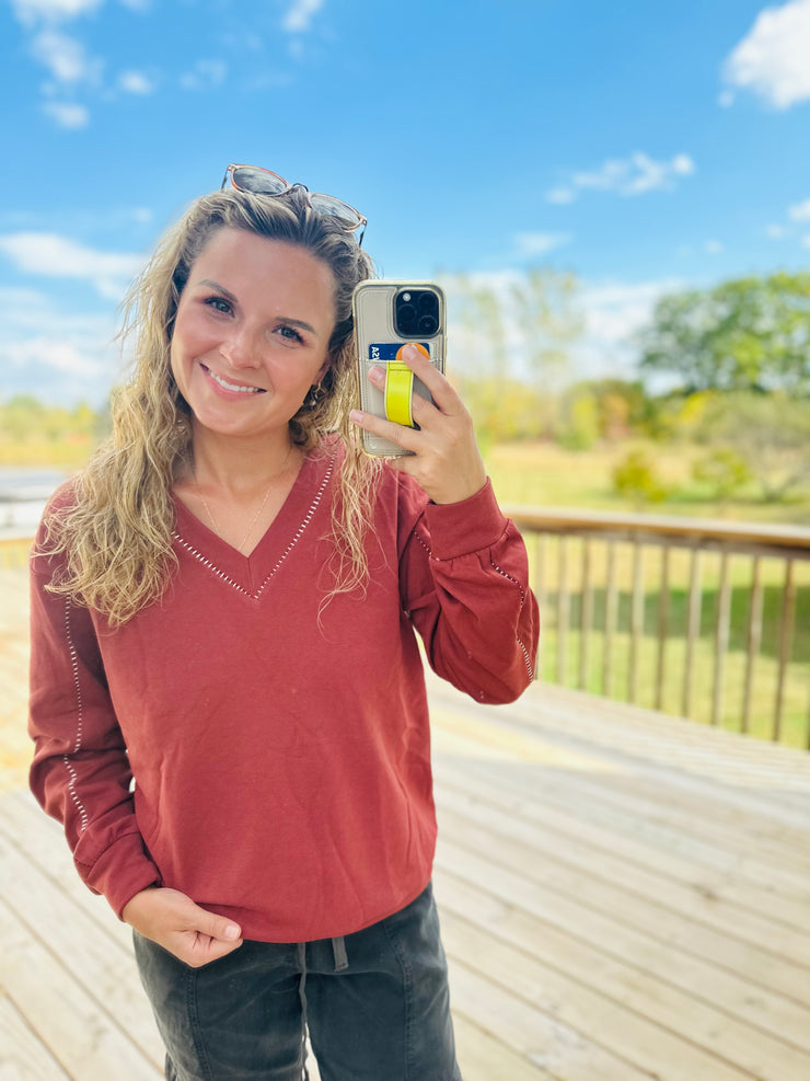 Take Control V-Neck Sweatshirt