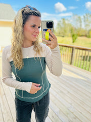Life Unfolding Color Block Top