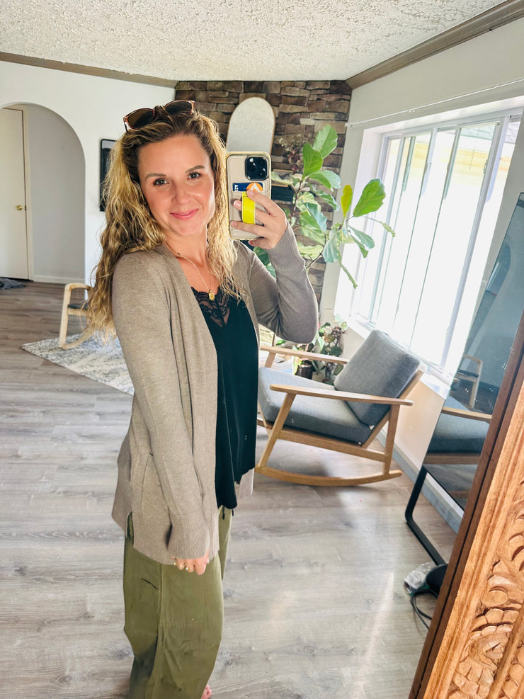 Virginia Open Front Cardigan