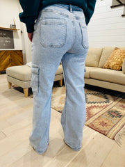 Kingsley Wide Cargo Jeans