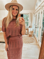 Garden Bliss Short Sleeve Sweater