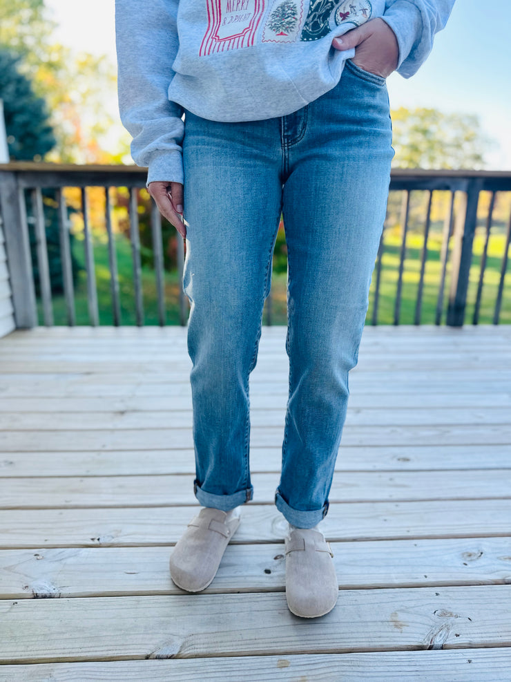 Just Stay Midrise Boyfriend Jeans