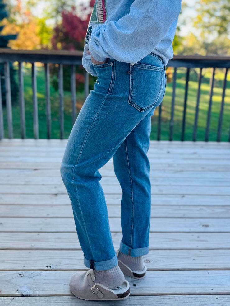 Just Stay Midrise Boyfriend Jeans