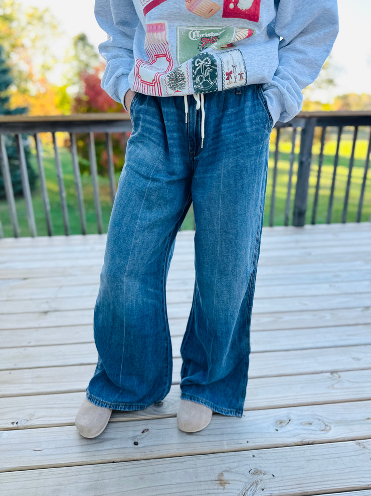 Mona HW Palazzo Jeans