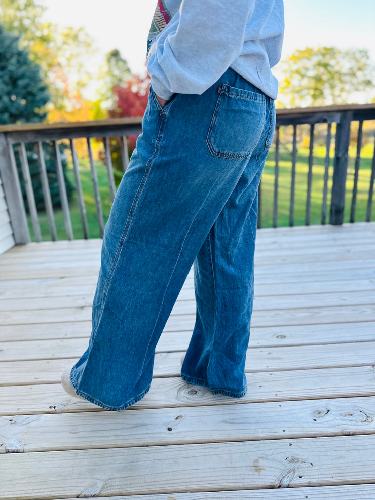 Mona HW Palazzo Jeans