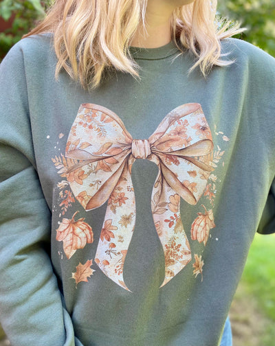 Fall Bow Crewneck