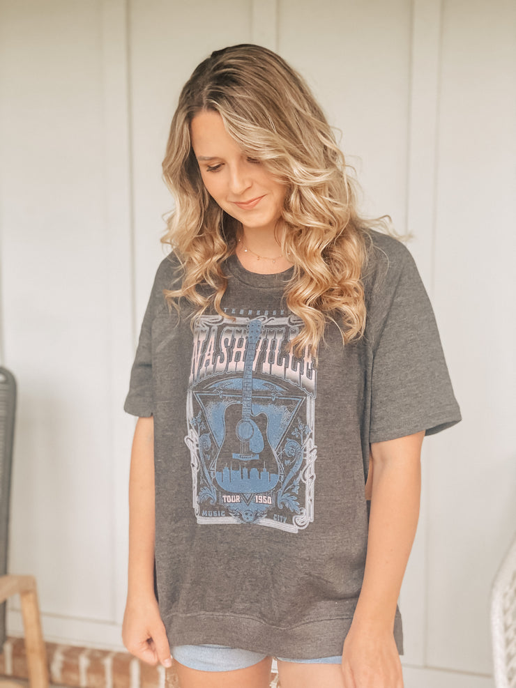 Nashville Short Sleeve Sweatshirt