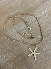 Little Shining Starfish Necklace