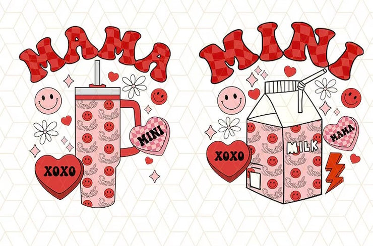 Mama + Mini Valentines Drinks