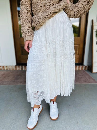 Setting Yourself Free Boho Lace Midi