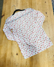 Floral Society Mesh Long Sleeve