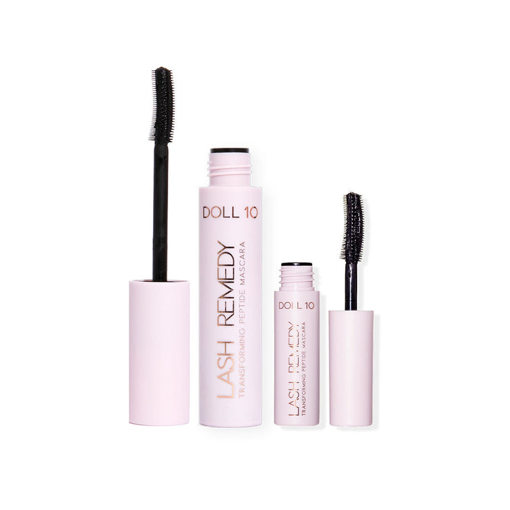 Lash Remedy Transforming Peptide Mascara Full and Travel Size Duo