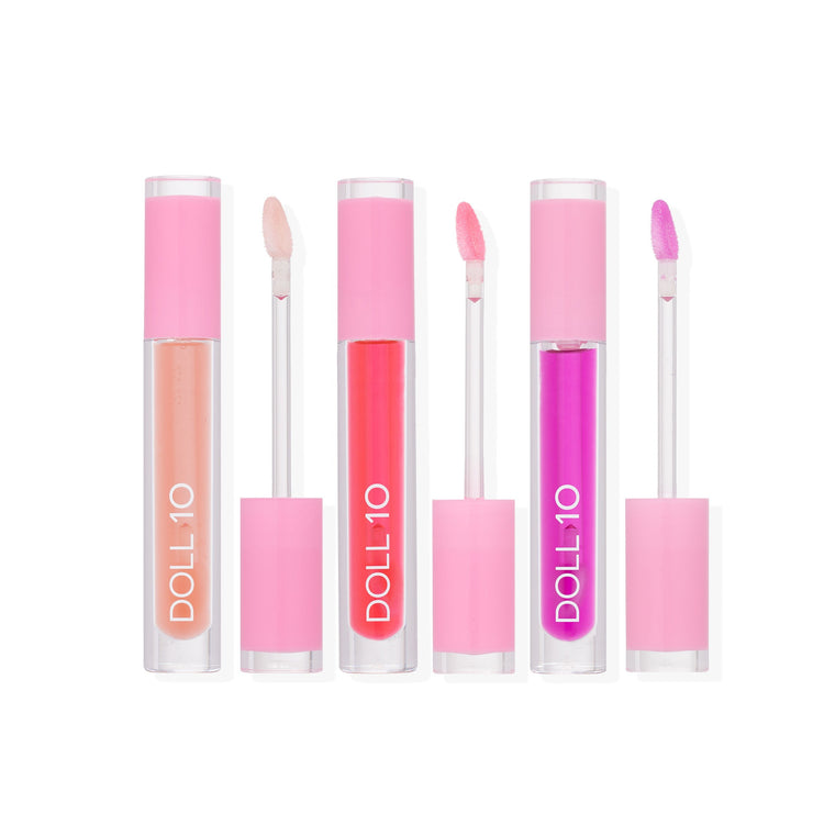 Plumping Lip Oil Trio with Arnica and Peptides