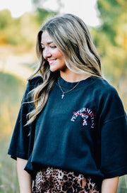 Peppermint Martini Mock Neck Tee