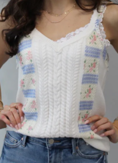Midsummer Calm Sleeveless Top