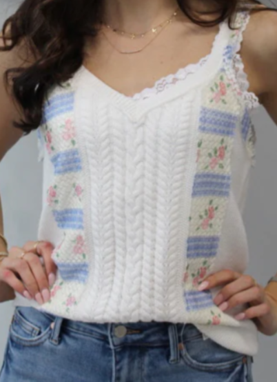 Midsummer Calm Sleeveless Top