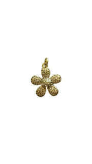 Small CZ Flower Charm