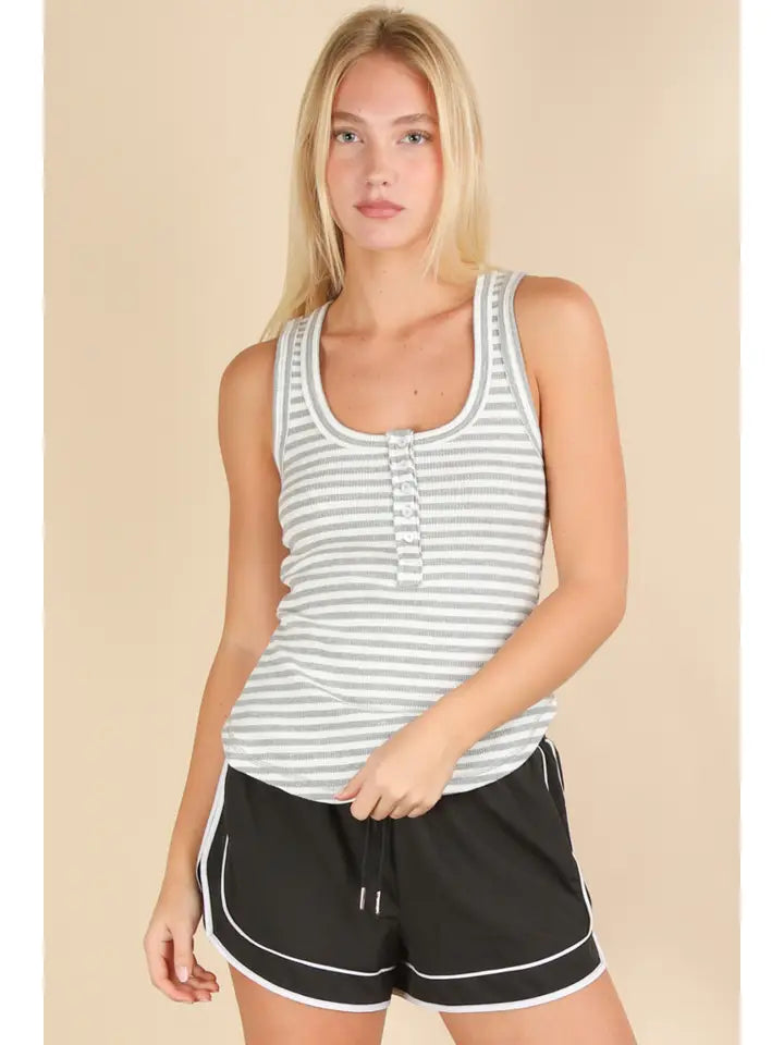 Woke Up Cute Fitted Tank