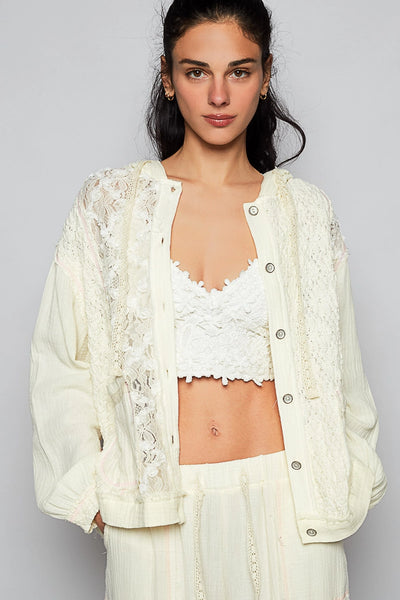 Steady & Sleek Lace Hoodie