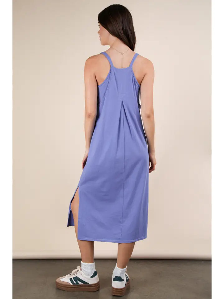 Calm & Cute Sleeveless Midi Dress