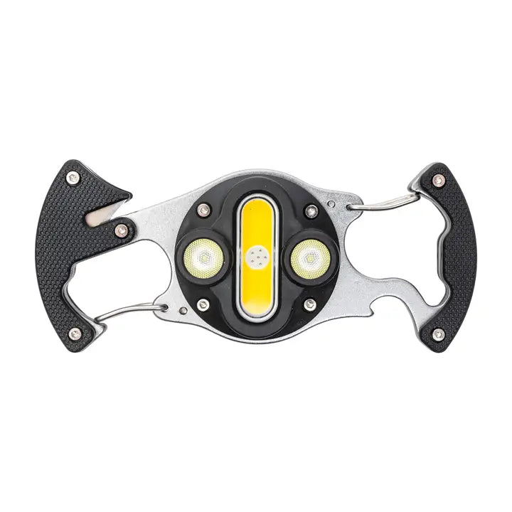 Solar Burst Keychain Light