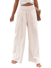 Breezy Hour Mid-Rise Linen Pants