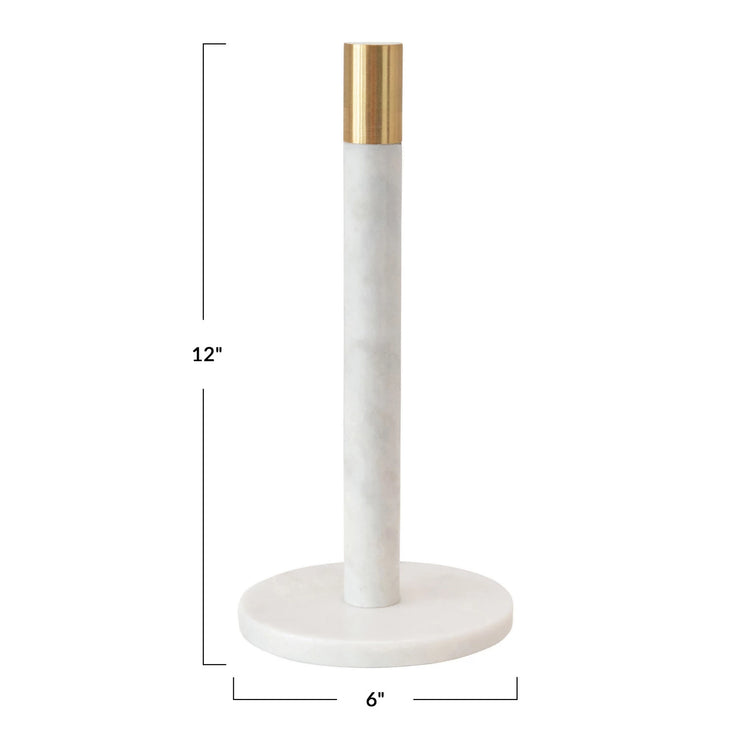 Marble Paper Towel Holder