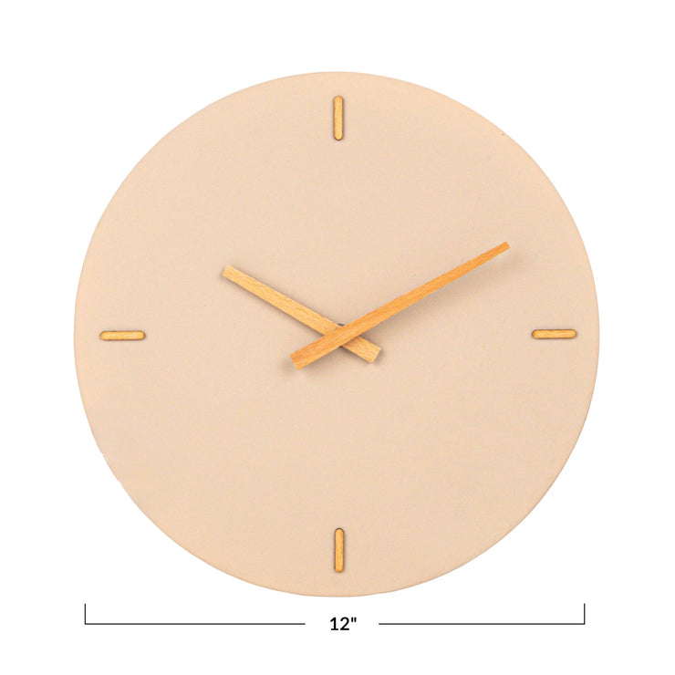 Stoneware Wall Clock