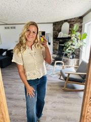 Always Poised Crochet Top