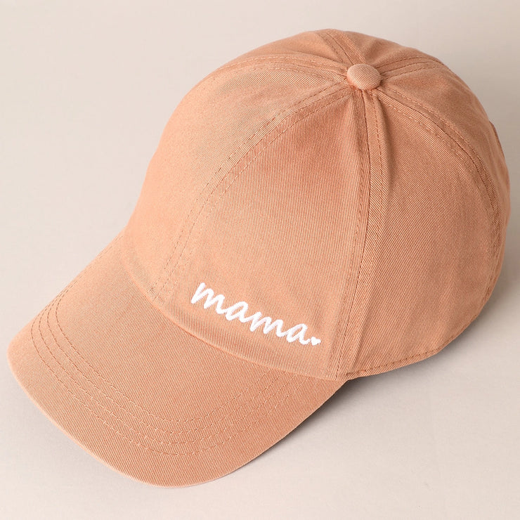 "Mama" Embroidered Hat