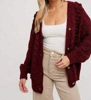 Better Take Notes Cable Knit Cardigan