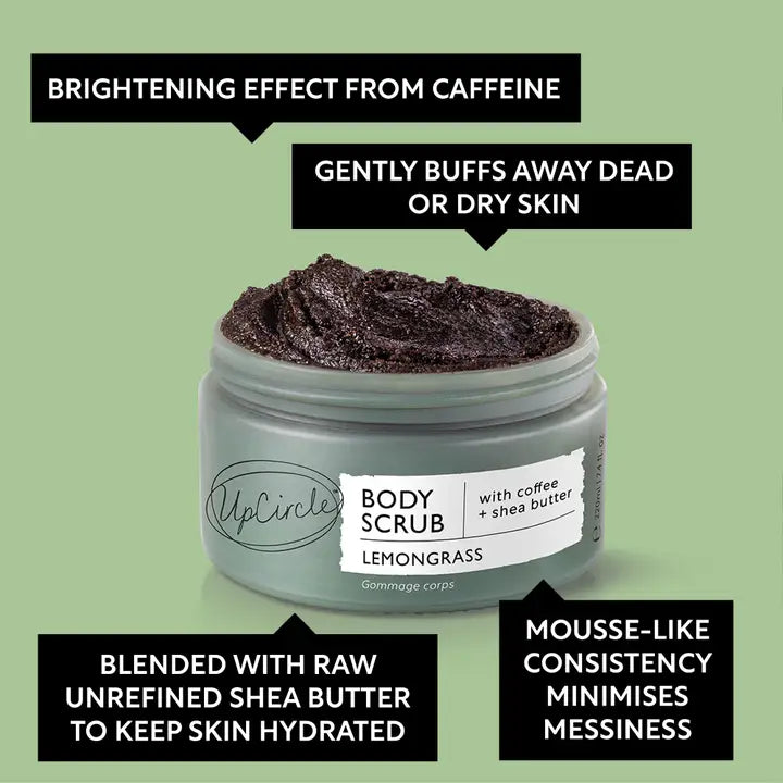 Coffee Body Scrub with Lemongrass