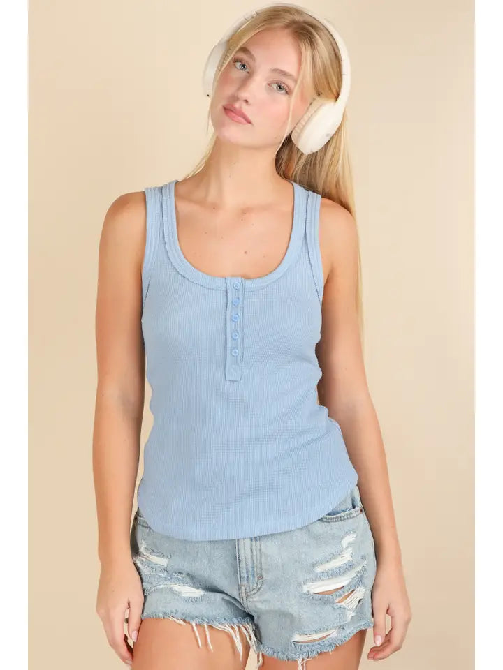 Woke Up Cute Fitted Tank