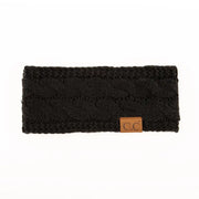C.C Cable Knit Lined Headband