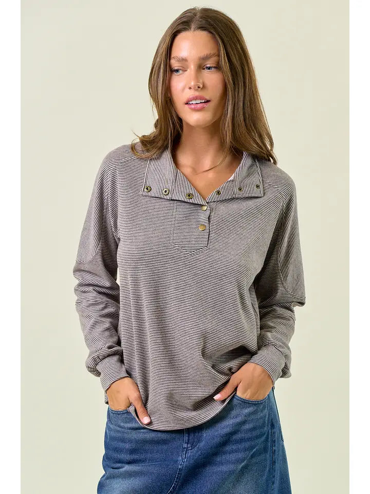 Tucked Away Mock-neck Top