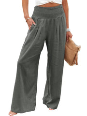 Breezy Hour Mid-Rise Linen Pants