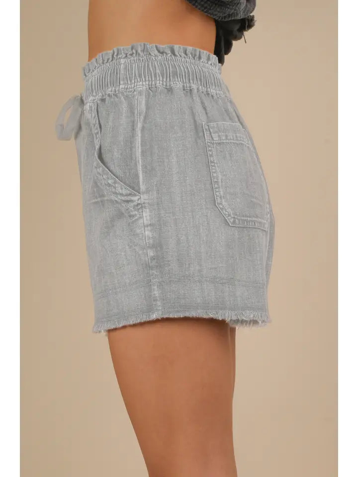 Nothing but Aura Chambray Shorts