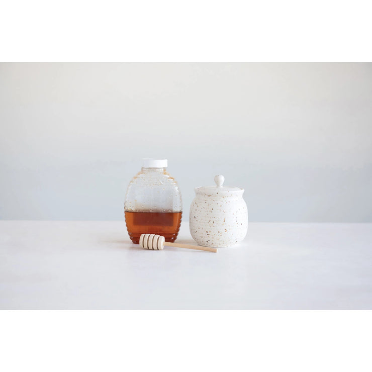 Honey Jar with Honey Dipper