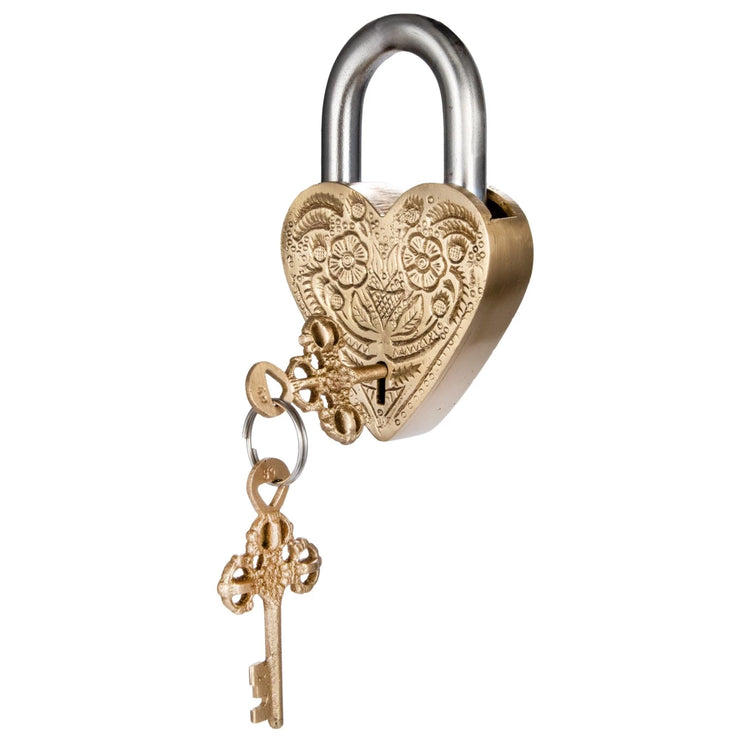 Heart Shaped Lock W/ Keys