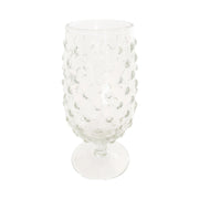 Hobnail Stemmed Drinking Glass