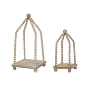 Wood Platforms w/ Wood Beads & Arches