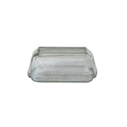 Glass Butter Dish w/Cow