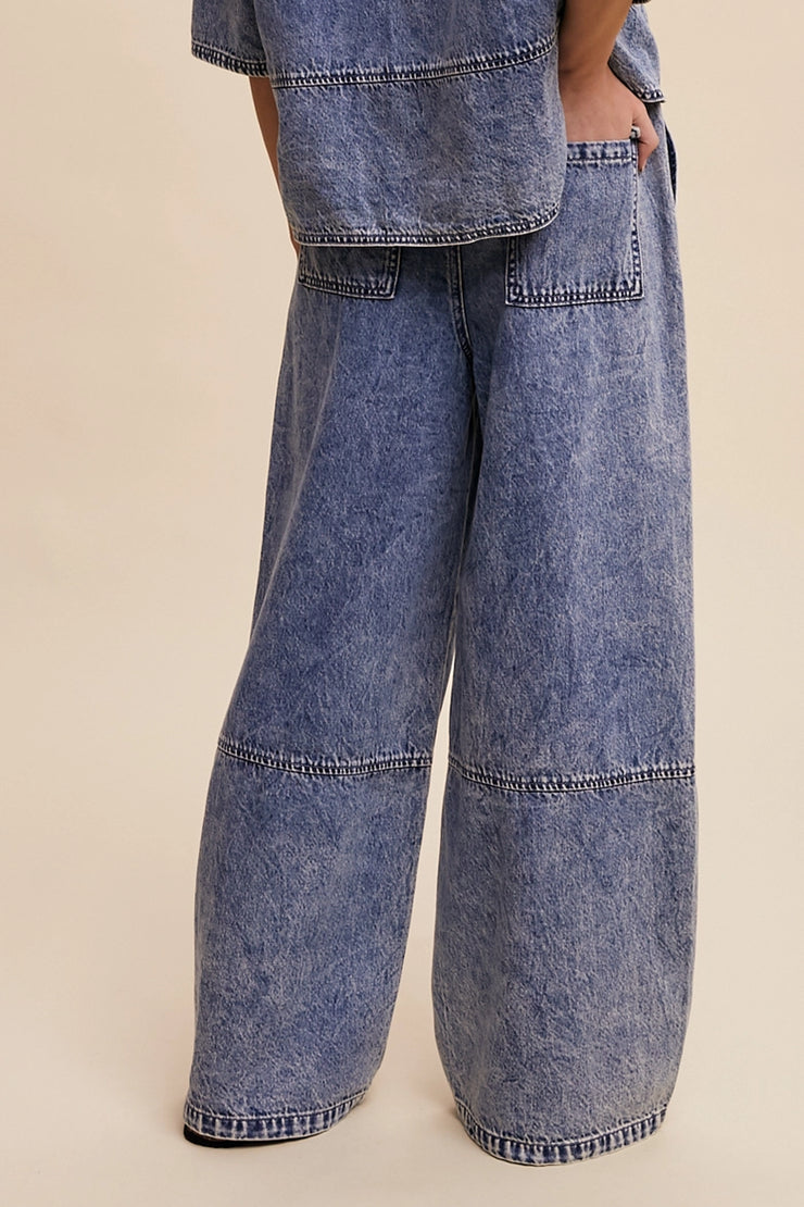 Ready to Go Wide Leg Drawstring Pants