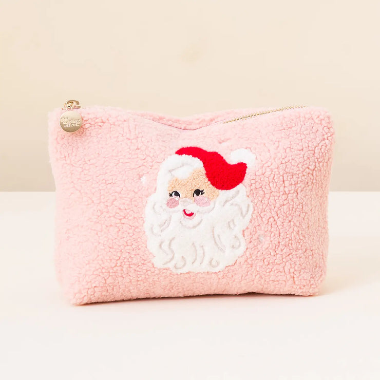 Santa Teddy Pouch