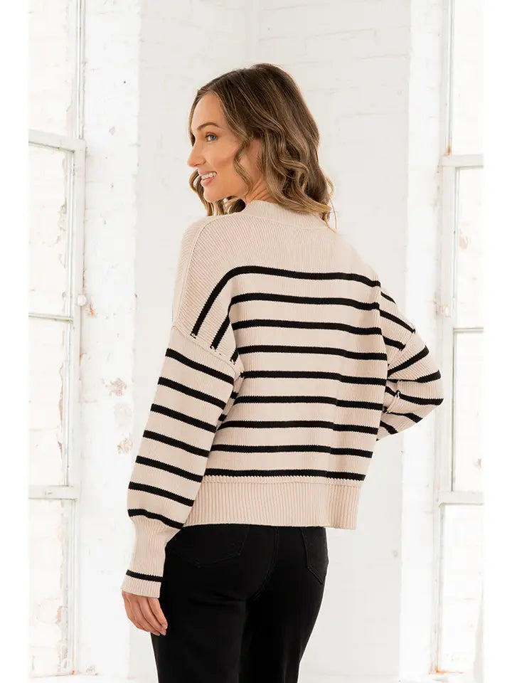Morning Rituals Striped Sweater