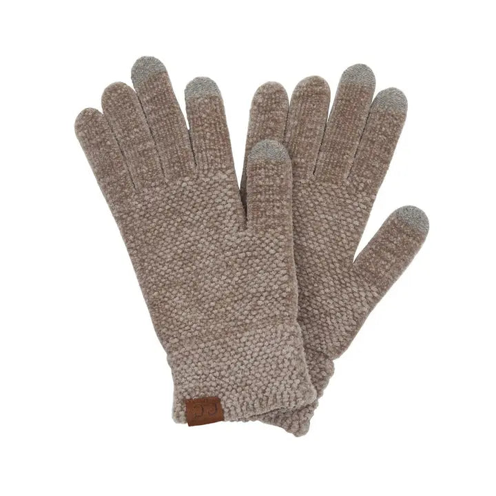 C.C Chenille Touchscreen Gloves