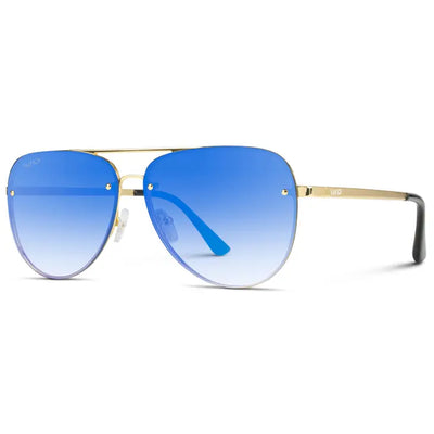 Jade - Oversized Aviator Sunglasses Featuring Metal Frame