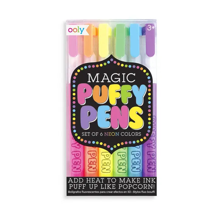 Magic Puffy Neon Pens